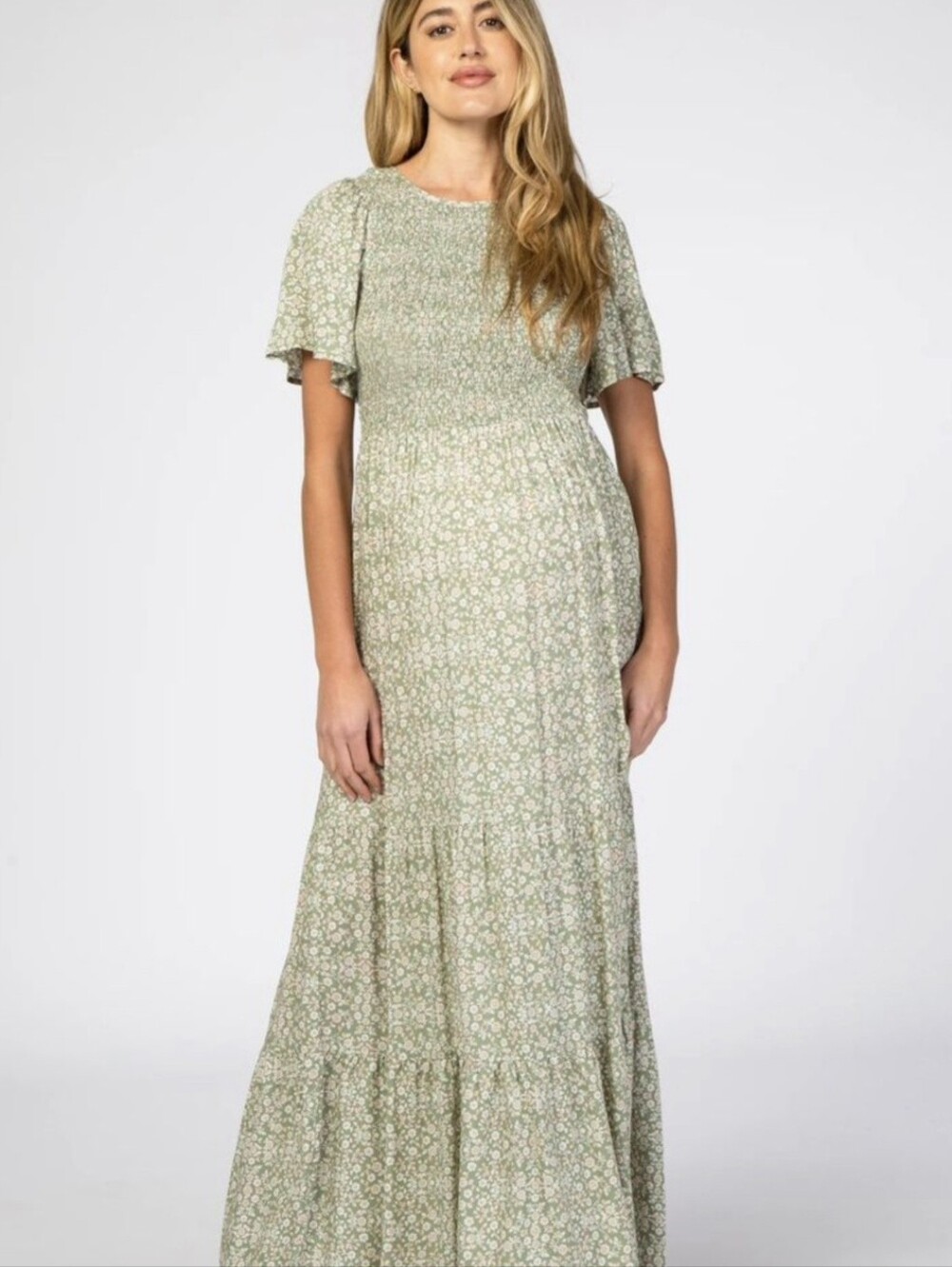 Pink Blush Maternity Dress
